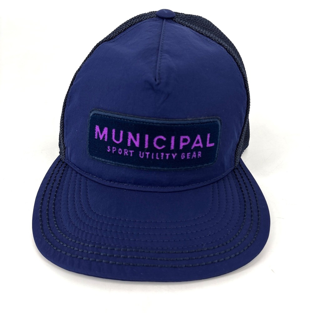 MUNICIPAL Sport Utility Gear Hat 4 AM‎ Club Neighborhood Hat Navy OSFM